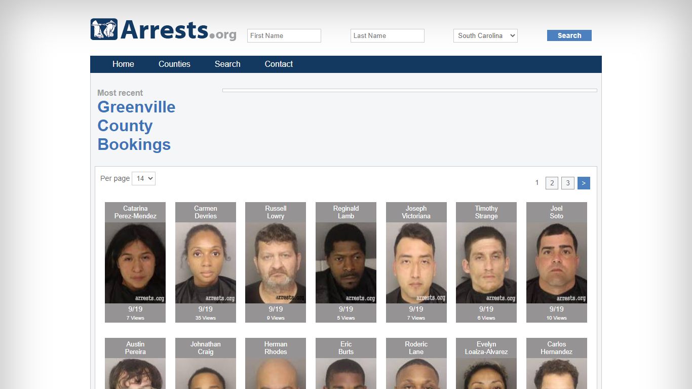 Greenville County Arrests and Inmate Search
